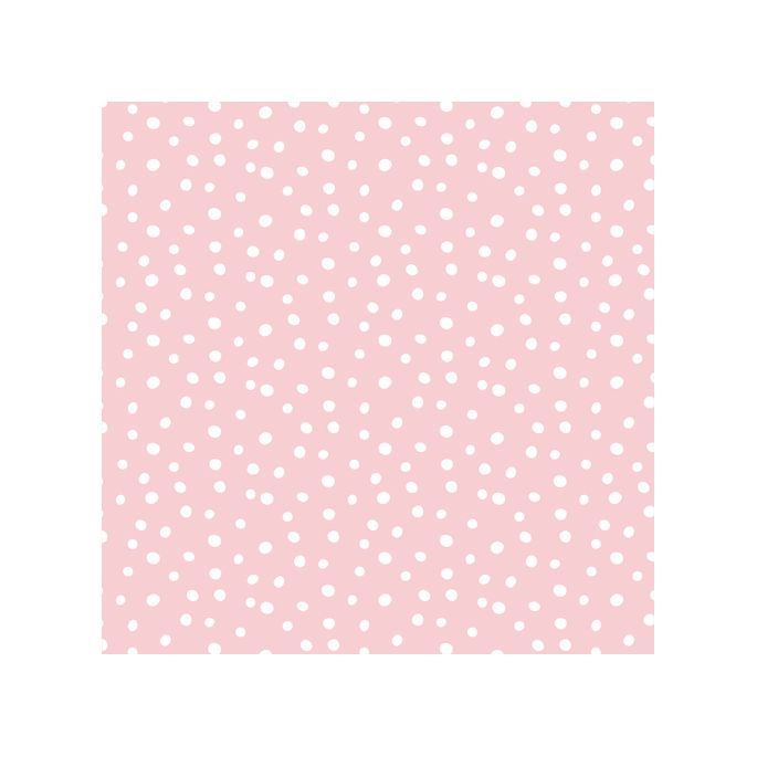 Organic cotton Flannel Confetti Pink Cloud9