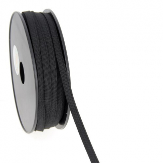 Elastique Bracelet 7mm Noir (bobine 50m)