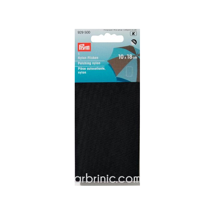 Self-adhesive mender PRYM Nylon Black (10x18cm)