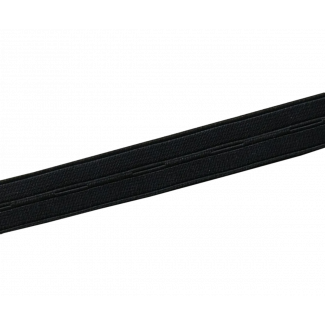 Buttonhole Elastic Black 20mm (25m roll)