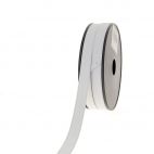 Ribbed Elastic White 15mm (by meter)