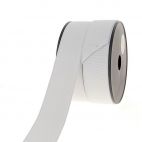Ribbed Elastic White 40mm (by meter)