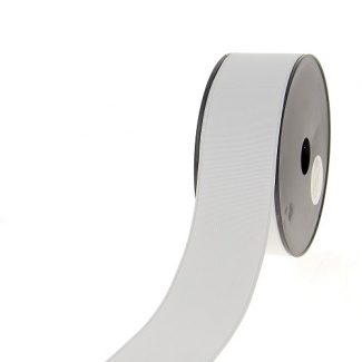 Ribbed Elastic White 50mm (by meter)