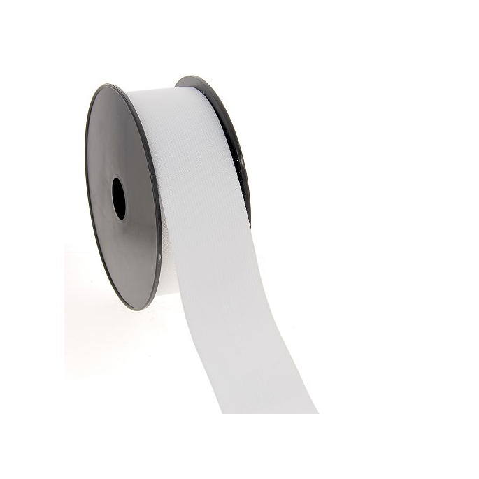 Woven Elastic White 50mm (12m roll)