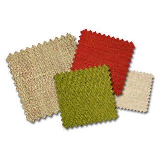 4 Fabric samples (4 pieces 5cm x 5cm)