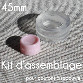 Tool kit for DIY fabric cover button - 45mm