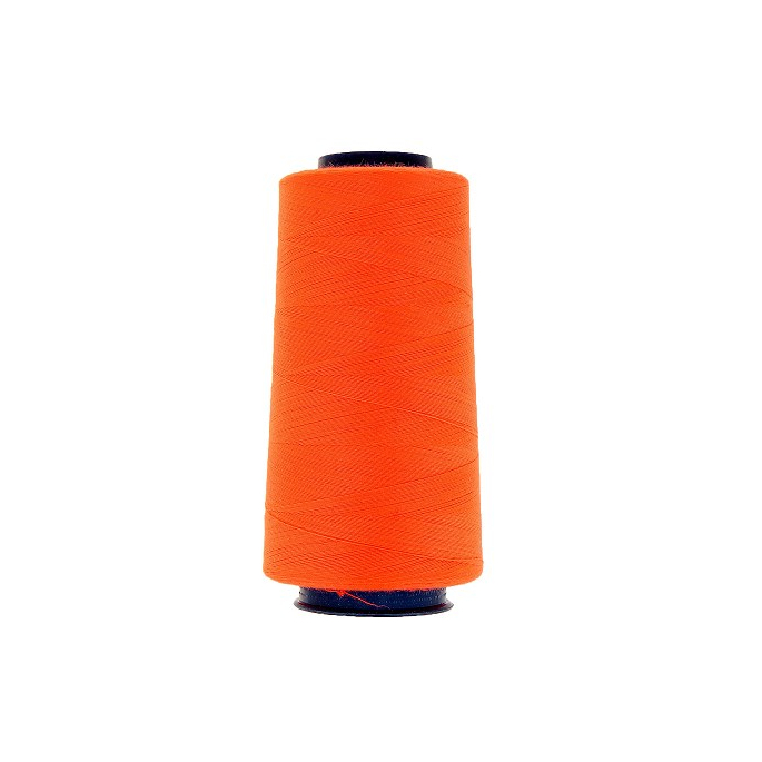 Polyester Serger and sewing Thread Cone (2743m) Neon Orange