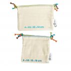 Organic Cotton Reusable Bag XS (8 pieces)