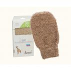 Gant de massage et exfoliant en jute et coton