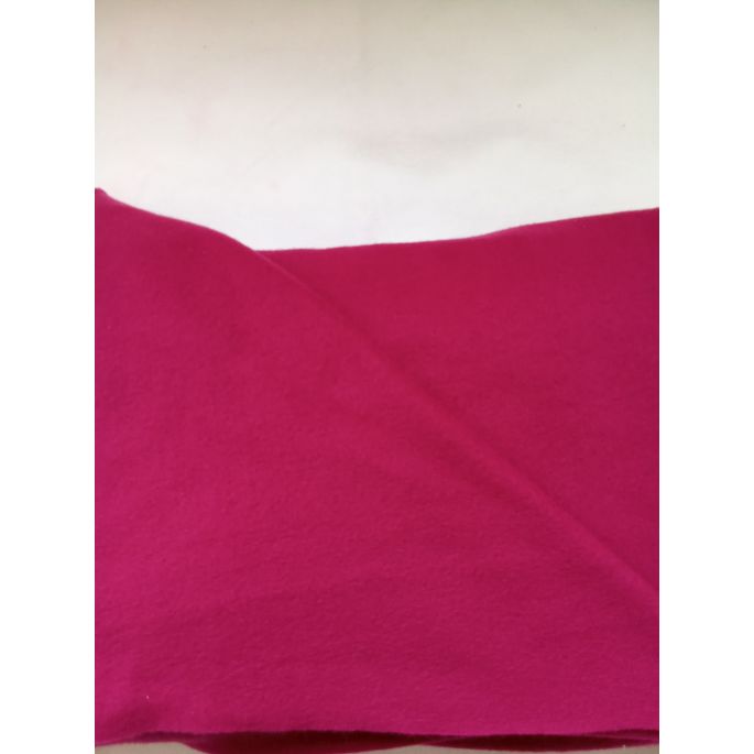 Polaire épaisse 300g Laize 150cm Framboise (au mètre)