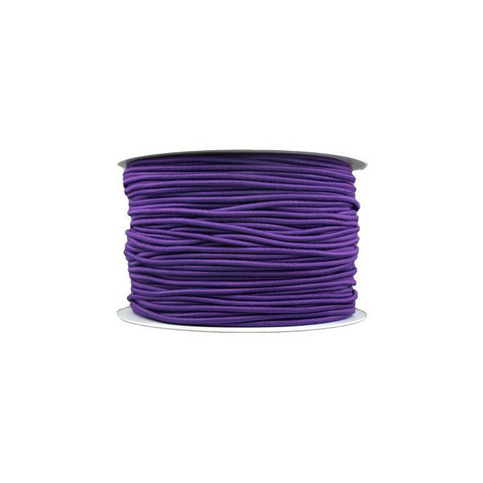 Elastique cordon 2mm Violet (2m50)