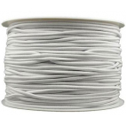 5mm Round Cord Elastic White (50m bobin)