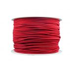 5mm Round Cord Elastic Red (50m bobin)