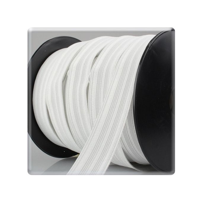 Waistband Elastic White 20mm (25m roll)