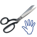 Left hand scissors